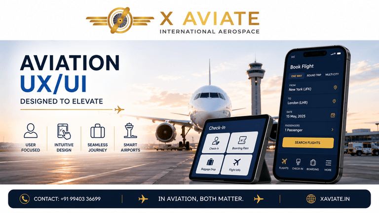Aviation UX/UI: Designing Smarter Digital Experiences in Aviation