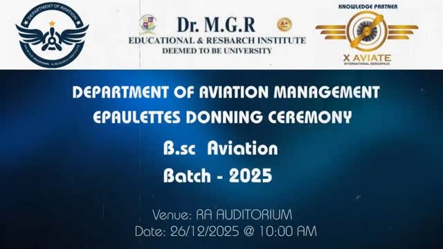 Epaulettes Donning Ceremony 2025: A Milestone with X Aviate