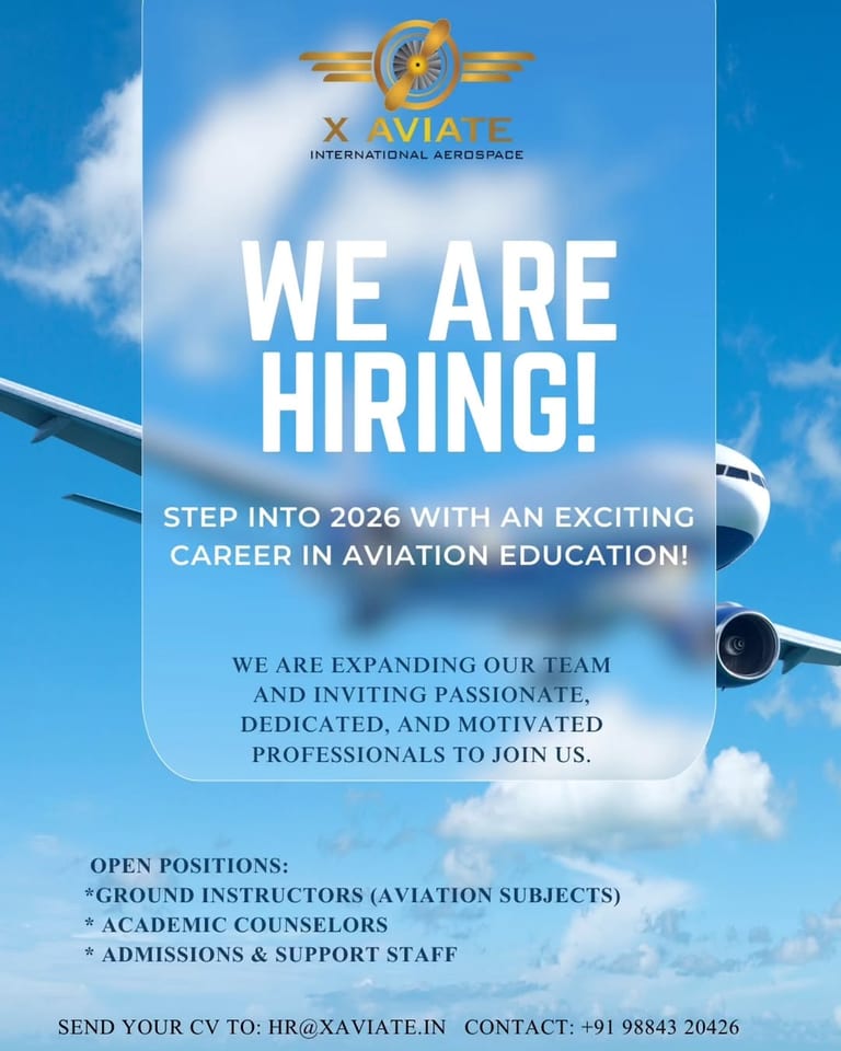 Careers at X Aviate International Aerospace: Join Us in 2026