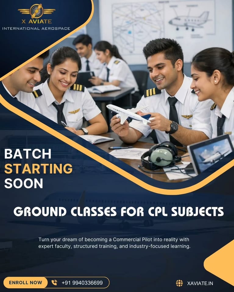 Mastering CPL Ground Classes at X Aviate International Aerospace