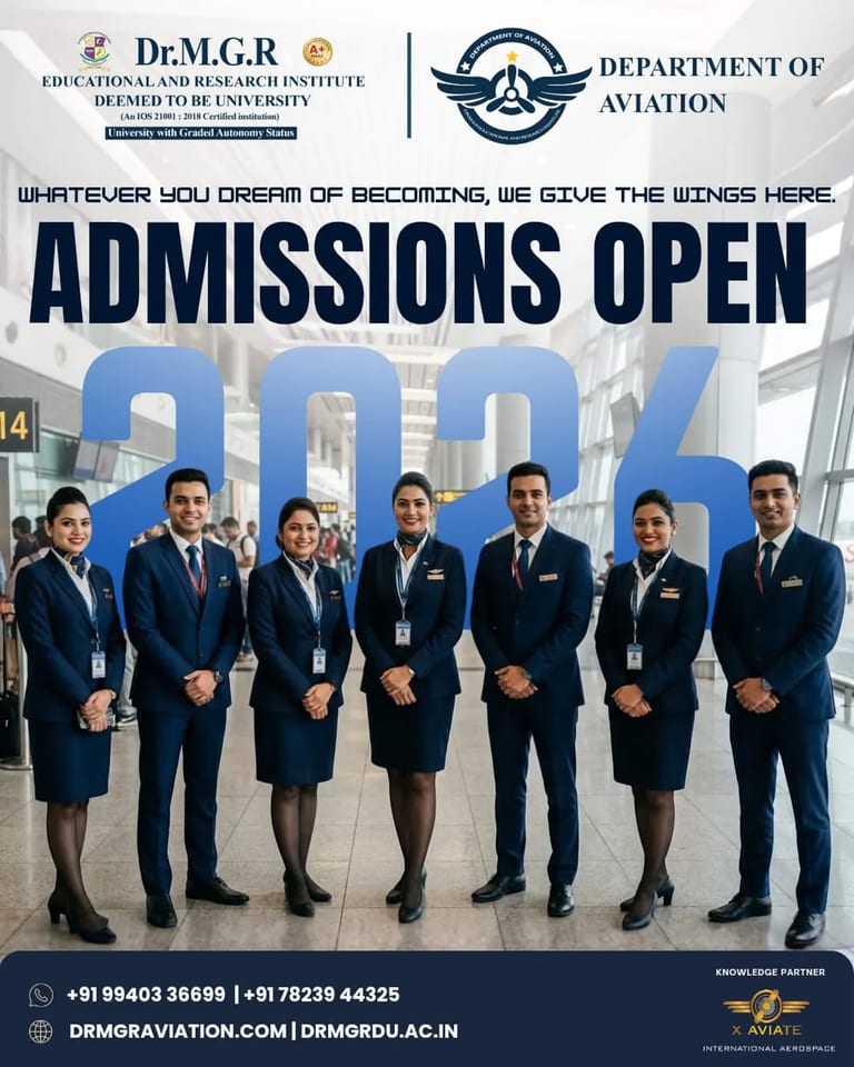 Admissions Open 2026 at X Aviate International Aerospace