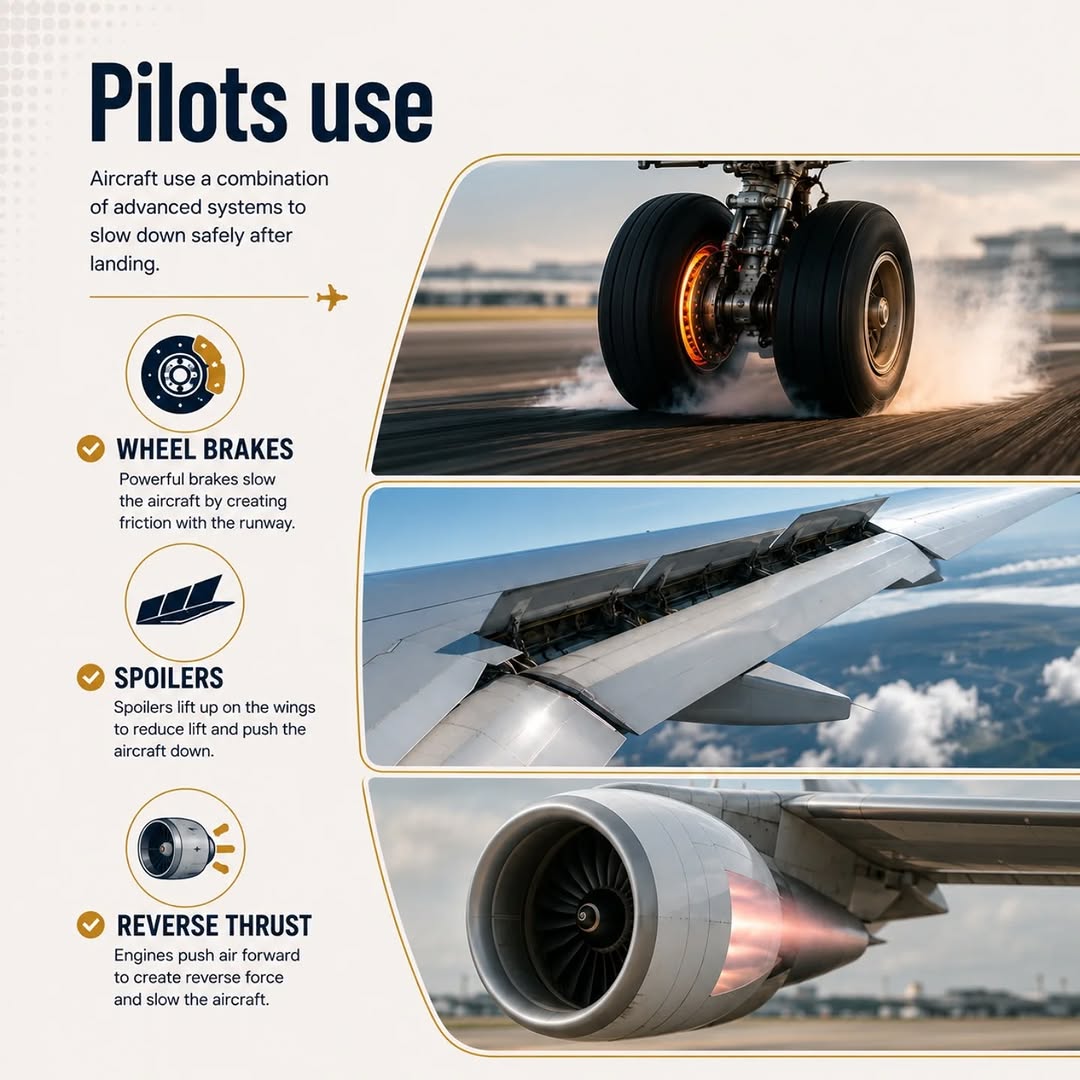 How Aircraft Stop Safely After Landing: An X Aviate Guide