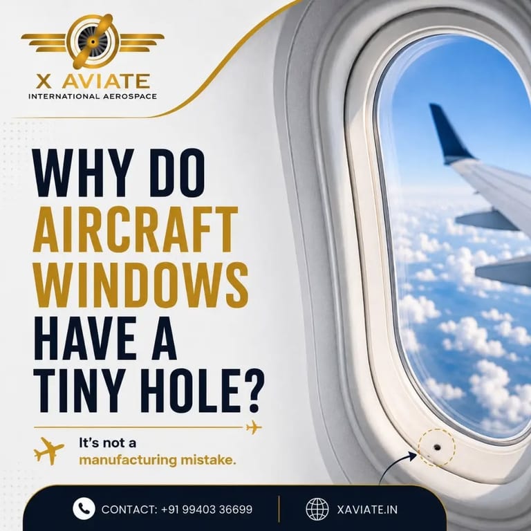 Why Aircraft Windows Have Tiny Holes: An X Aviate Insight