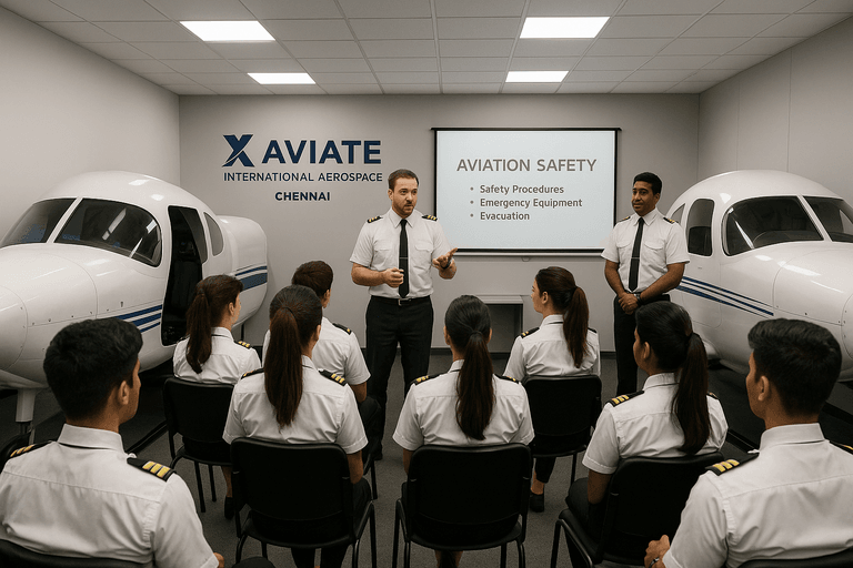 X Aviate Aviation Safety & Communication Mock Seminars: What Students Learn