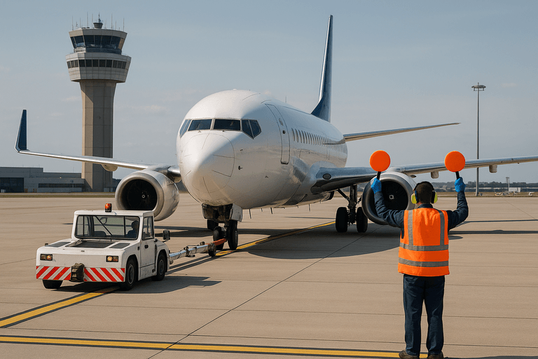 From ATC to Pilot: Mastering Real-World Pushback and Parking Protocols